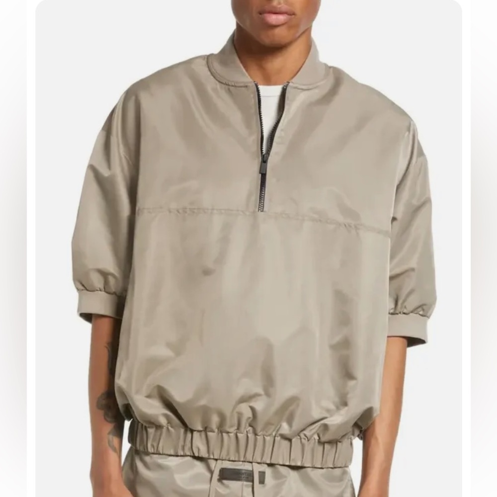 ESSENTIALS- Fear of God- khaki XXS jacket- fits like small